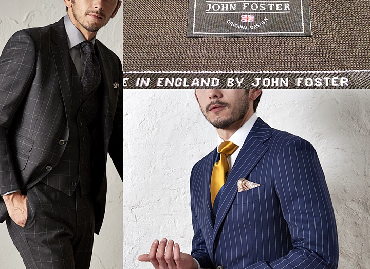 JOHN FOSTER – ジョン・フォスター』のスーツ！イギリスとイタリアの 