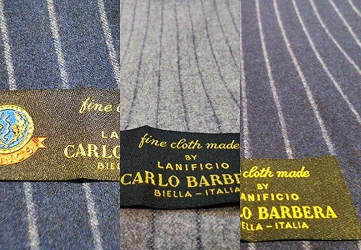 CARLO BARBERA -カルロ・バルベラ-』 最上級の糸で美しい生地を 