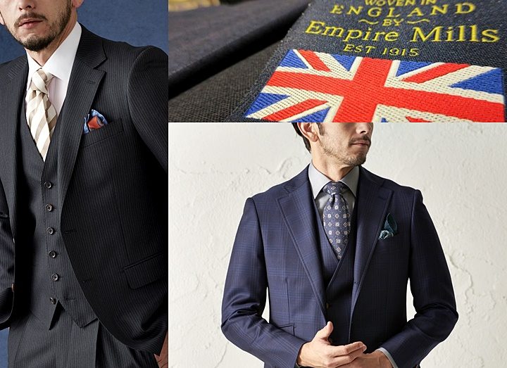 英国代表スポーツチームの公式スーツとして名高い『EMPIRE MILLS
