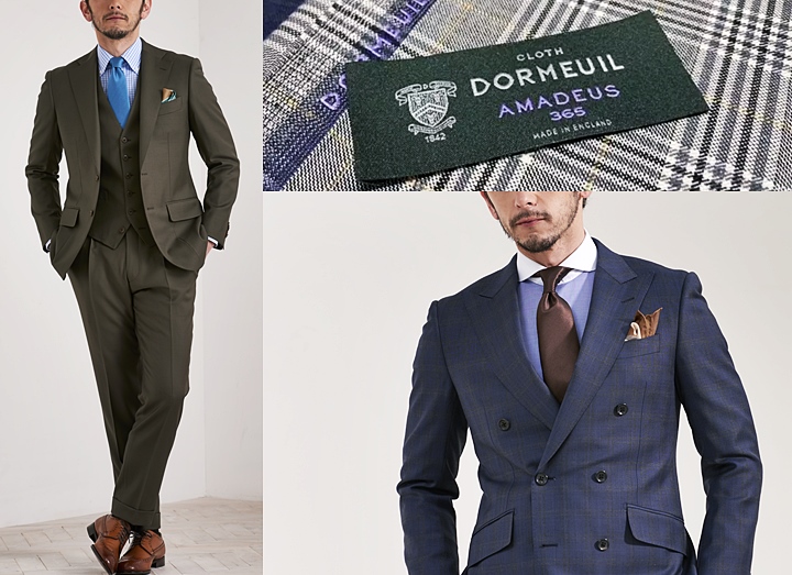 こだわりのスーツを1年中楽しめる、DORMEUIL -ドーメル- 『AMADEUS 365 