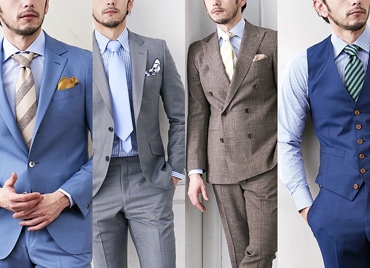 スーツの印象を爽やかに 青シャツの合わせ方と着こなし術 Enjoy