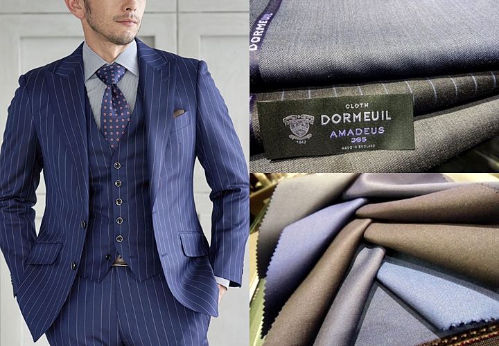 DORMEUIL（ ドーメル）アイコニック　スリーピーススーツ