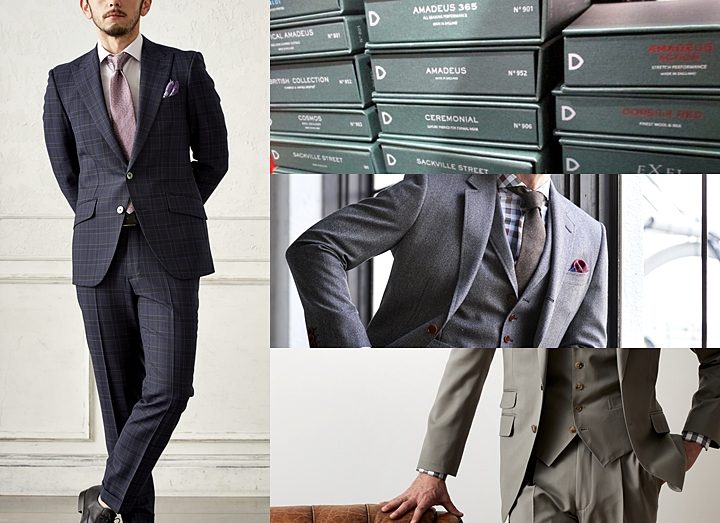 正規取扱店 Dormeuil イギリス 服地 紳士 英国 ウール 生地 ジャケット スーツ グレンチェック ツイード ドーメル その他