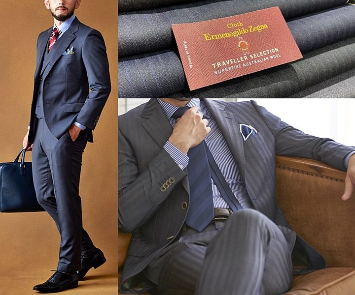 Cloth Ermenegildo Zegna -TRAVELLER-トラベラー』ハンガー1つでスーツ