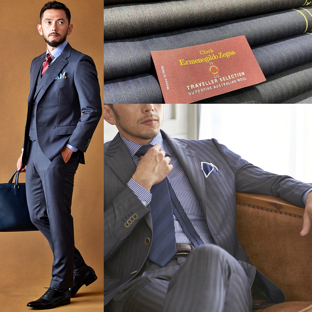 Cloth Ermenegildo Zegna  TRAVELLER トラベラーハンガー1つでスーツ