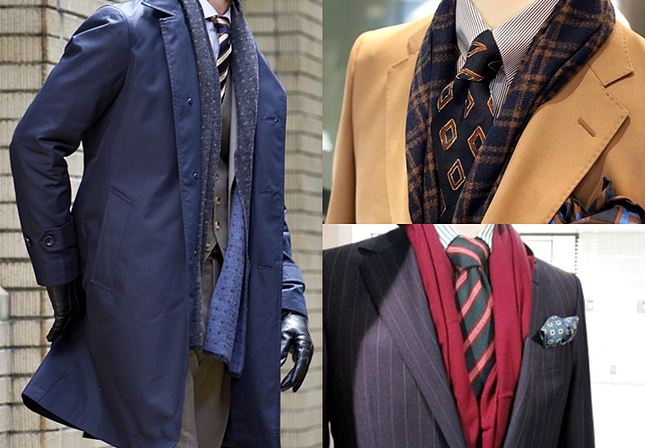 スーツに合う ビジネススタイルに合うマフラーと巻き方4選 Enjoy Order Magazine