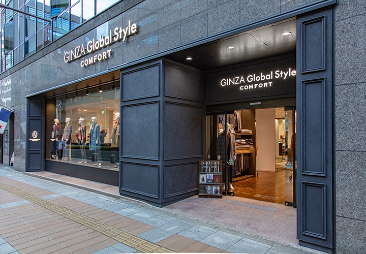 グローバルスタイル最大級の店舗であるGINZAグローバルスタイルコンフォート神戸三宮店の外観