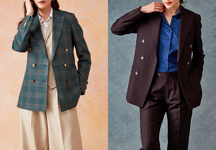 メンズスーツを女性のスタイルに合わせてオーダーする場合