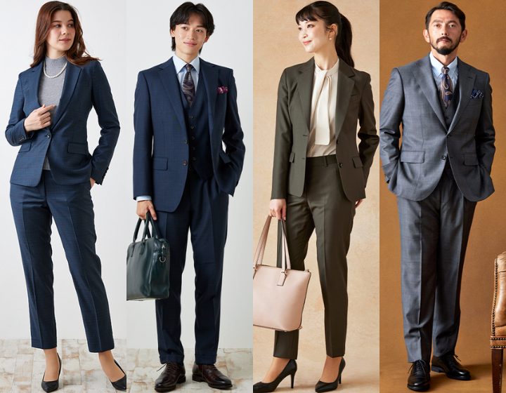 銀座グローバルスタイル　ダブルブレストスーツ　ブラウン かっこいいブラウンスーツのご紹介～【PREMIUM銀座本店