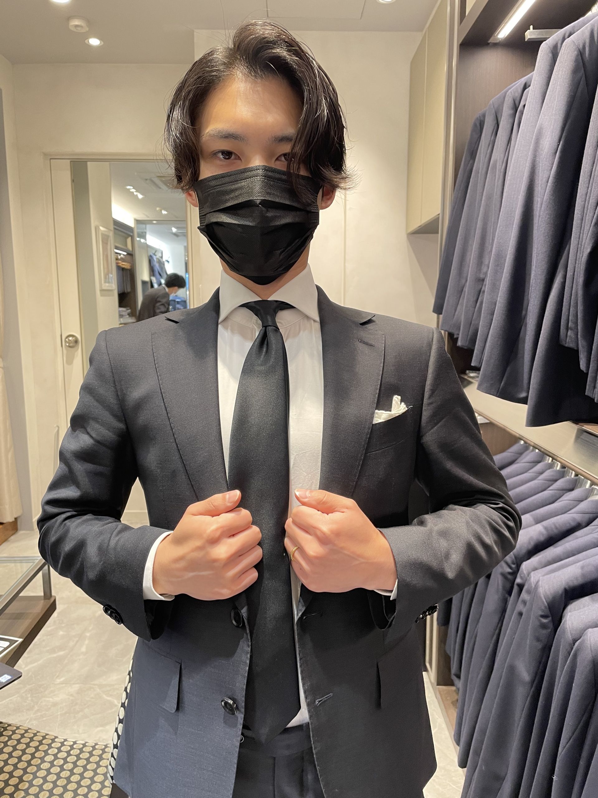 本日のイケメン宿谷副店長 銀座新本店 オーダースーツ専門店 Globalstyle