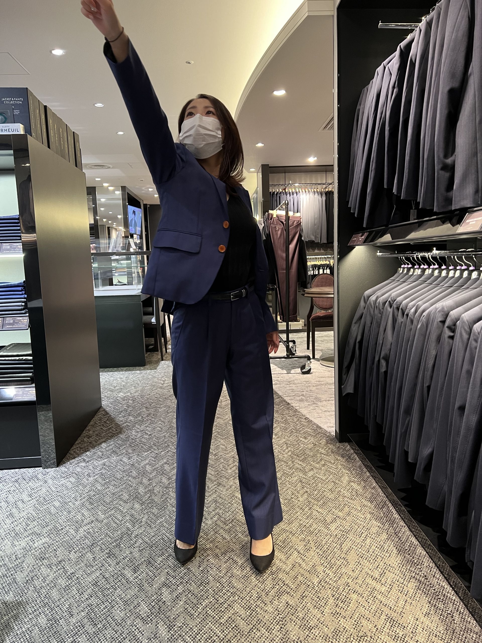 石田のスーツ仕上がりました【札幌パルコ店】｜オーダースーツ専門店