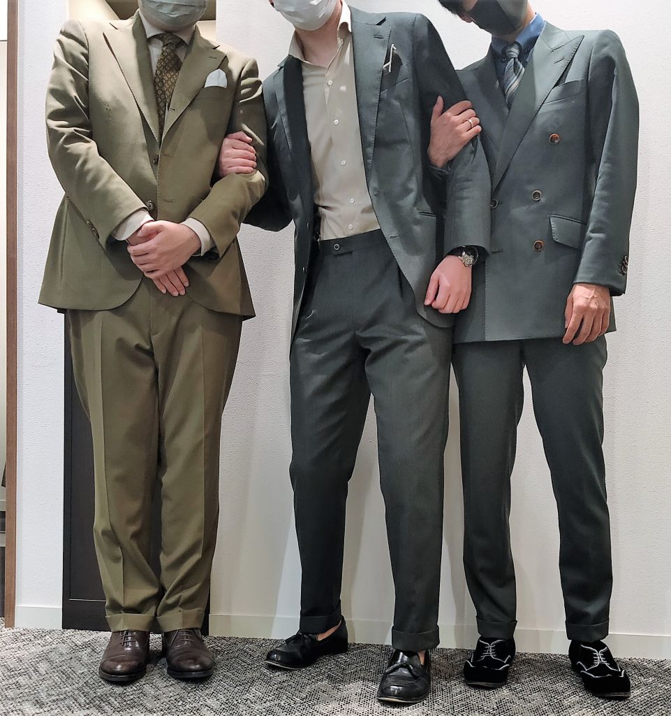 結婚式やその二次会にも！】グリーンスーツコーディネート【大宮門街店