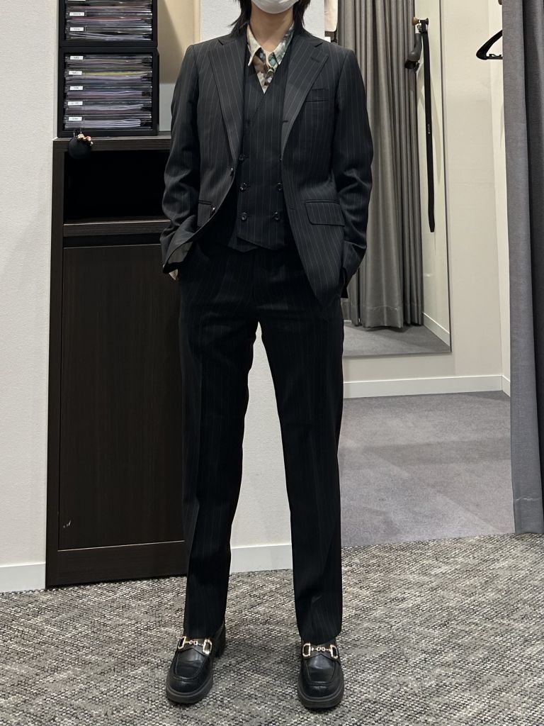 イケメンすぎるメンズライクスリーピーススーツ【立川髙島屋S.C.店