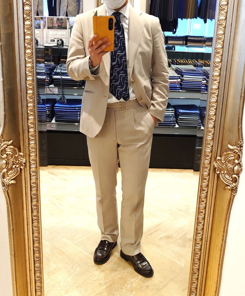 リネン混でオシャレにスーツライフを！【東京・銀座新本店】｜オーダー