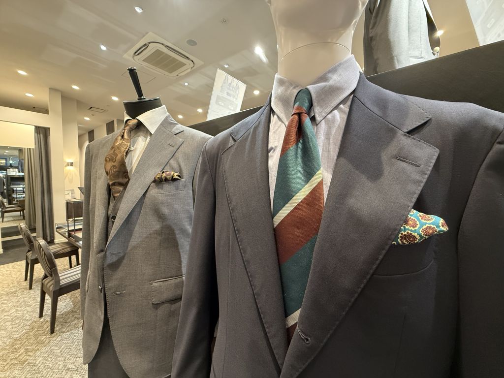 ポケットチーフでスタイルアップ！【東京・PREMIUM表参道店